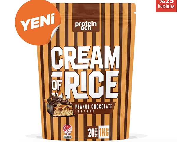 Cream of Rice fıstık & çikolata aromalı pirinç kreması lansmana özel 399,00 TL yerine net 299,00 TL!