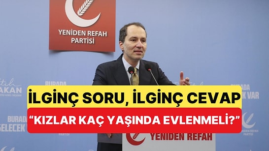 Fatih Erbakan'a Şule Aydın Kız Çocuklarının Evlenme Yaşını Sordu, Erbakan'dan İlginç Bir Yanıt Geldi