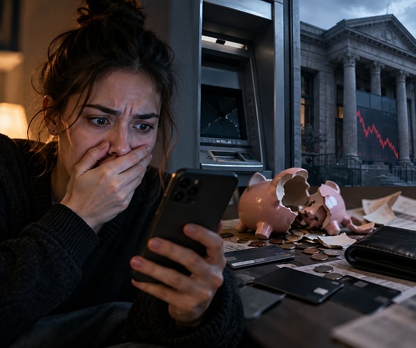 Banka hesaplarındaki rakamlar bir anda hiçbir şey ifade etmezdi.