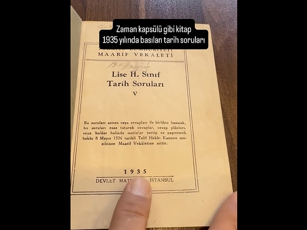Tam bir zaman kapsülü!