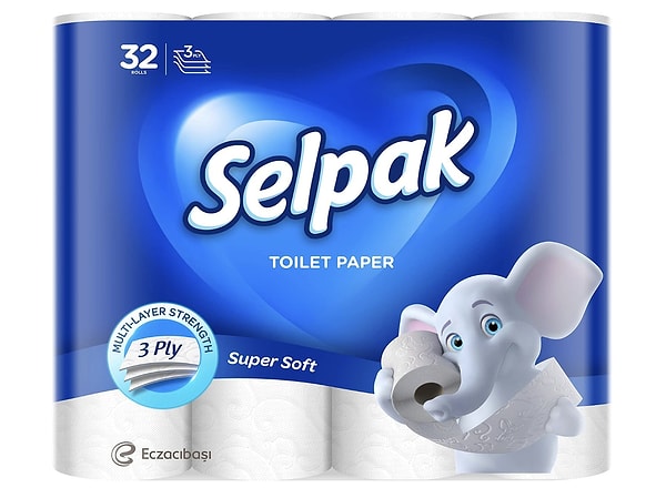 Selpak 3 katlı 32'li tuvalet kağıdı indirimle net 290,09 TL!