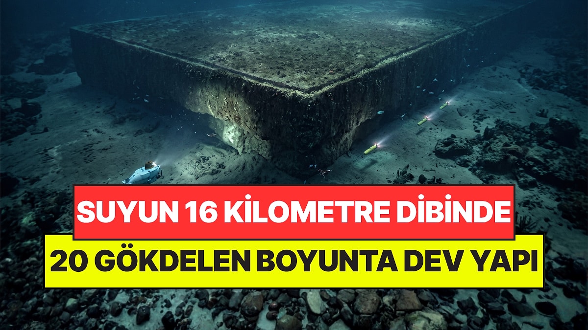 Denizin Dibinde 20 Gökdeleni İçine Sığdırabilecek Dev Yapı Bulundu: "Açıklanamıyor"