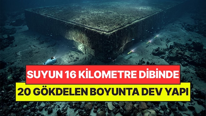 Denizin Dibinde 20 Gökdeleni İçine Sığdırabilecek Dev Yapı Bulundu: "Açıklanamıyor"