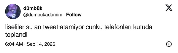 Liseliler neden sessiz? Çünkü telefonlar daha kapıda kutuya kondu