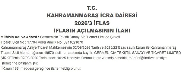 Türkiye'de son dönemde finansal zorluklarla mücadele eden şirketlerden peş peşe kötü haberler gelmeye devam ediyor.