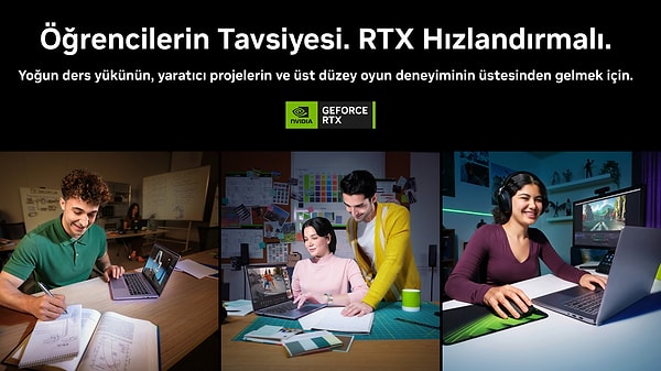 Bir laptopta aradığın tüm özellikler GeForce RTX 50 Serisinde var!