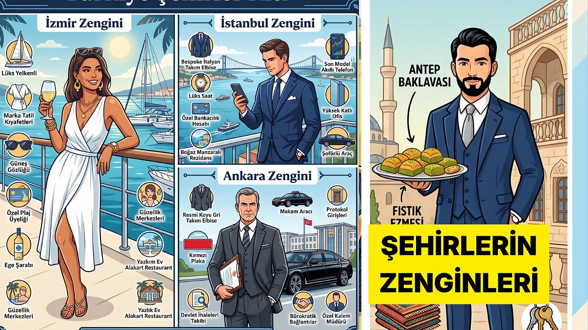 Türkiye Şehirler Kiti: Hangi Şehrin Zengini Nasıl Yaşıyor?