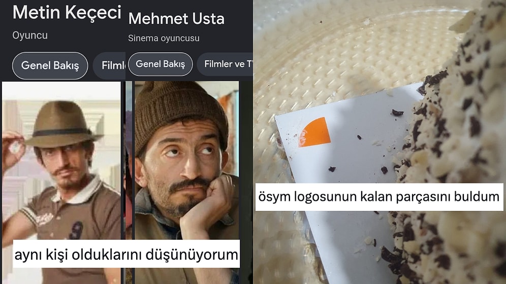 Karıştırılan Ünlülerden ÖSYM'nin Kayıp Parçasına Son 24 Saatin Viral Tweetleri