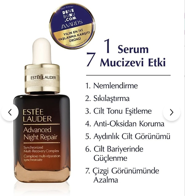 Estée Lauder Advanced Night Repair ailesinde kaçırılmayacak net %40 indirim!