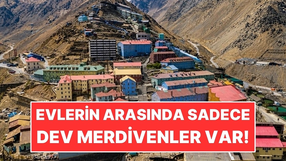 Şehirde Otomobil Yolu Yok: Evlerin Arasında Sadece Dev Merdivenler Var