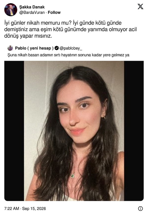 Farklı paylaşımlar da vardı.