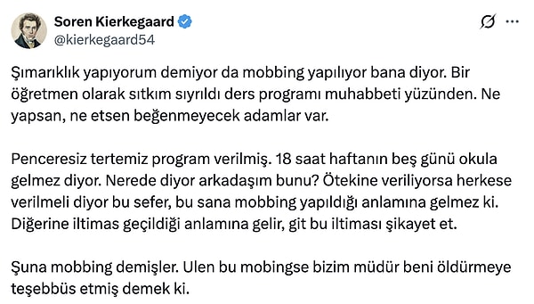 Pek çok öğretmen de bu şikayeti yersiz buldu.