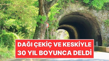 İnsanlar Uçurumdan Düşmesin Diye Dağı Çekiç ve Keskiyle 30 Yıl Boyunca Deldi