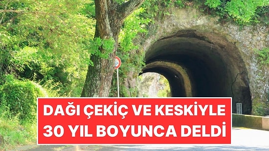 İnsanlar Uçurumdan Düşmesin Diye Dağı Çekiç ve Keskiyle 30 Yıl Boyunca Deldi