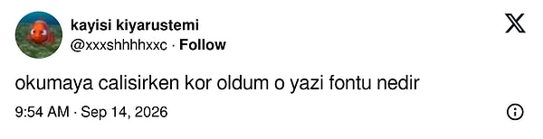 Kör olan da var...