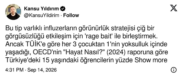 TÜİK ve OECD Verileriyle Çocuk Yoksulluğuna Dikkat Çekildi