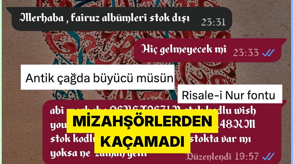 Bir X Kullanıcısının Kullandığı Yazı Fontu Goygoycuların Diline Düştü