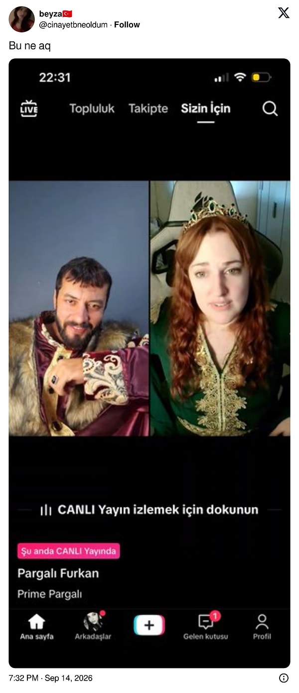 TikTok yine bildiğiniz gibi...