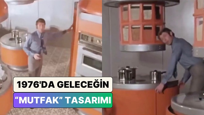 1976'da Çekilen Videodaki Geleceğin Mutfak Teknolojisi Tasarımı Beğeni Topladı