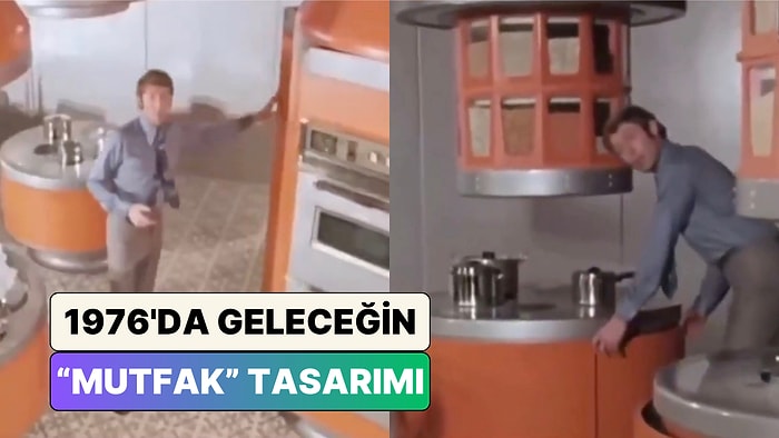 1976'da Çekilen Videodaki Geleceğin Mutfak Teknolojisi Tasarımı Beğeni Topladı