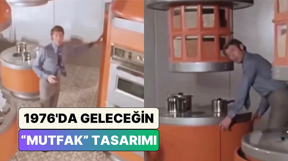 1976'da Çekilen Videodaki Geleceğin Mutfak Teknolojisi Tasarımı Beğeni Topladı