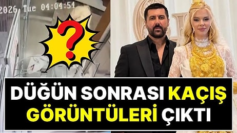 Vanlı Kara Haydar'ın Düğünde Kilo Kilo Altın Taktığı Eşi Çağla Öz'ün Kaçış Görüntüleri Ortaya Çıktı