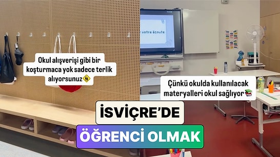 Çocuğu İsviçre'de Okula Başlayan Türk Veli Ülkedeki Devlet Okullarının Detaylarını Paylaştı