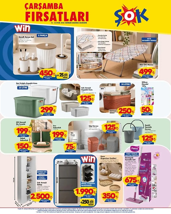 Standlı Banyo Seti 450 TL