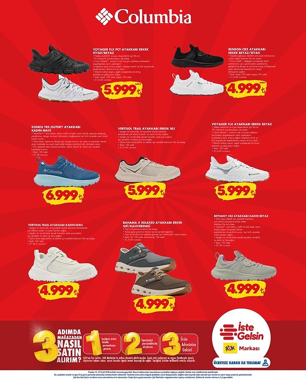 Columbia Voyager FLX PCT Erkek Ayakkabı 5.999 TL
