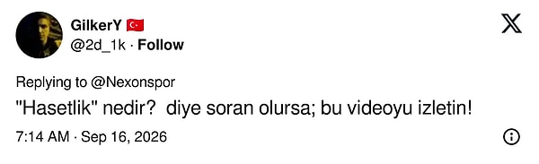 Hasetliğin tanımını bu görüntüyle yaptı