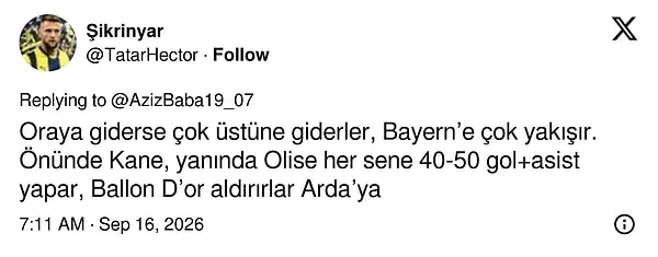 Bayern'e gitse Ballon d'Or bile alır dedi