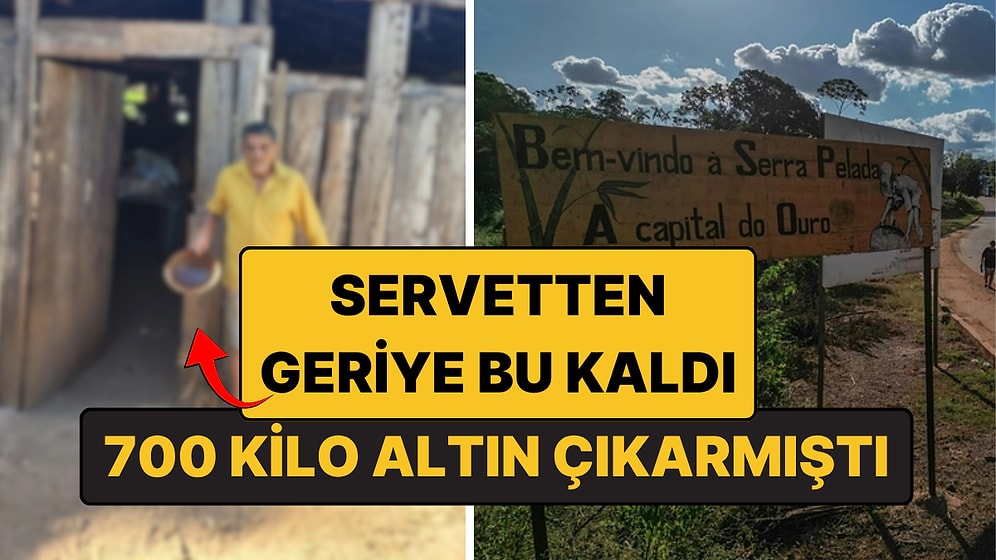 700 Kilo Altın Çıkarıp Servet Kazandı: Efsane Madenci Şimdi Kulübede Yaşıyor