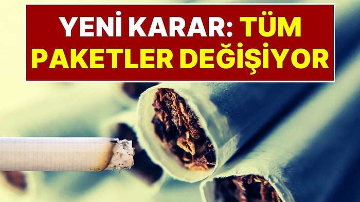Sarma Sigara Kağıtlarına Yeni Düzenleme: Tüm Paketler Baştan Sona Değişecek