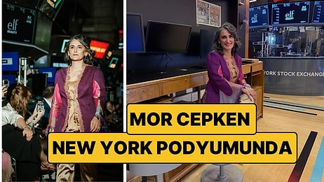 Türk Bilim İnsanı Canan Dağdeviren Mor Cepken'le New York'ta Podyuma Çıktı: "Kadının Sessiz Sözü..."