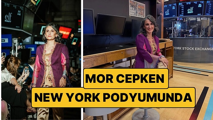 Türk Bilim İnsanı Canan Dağdeviren Mor Cepken'le New York'ta Podyuma Çıktı: "Kadının Sessiz Sözü..."