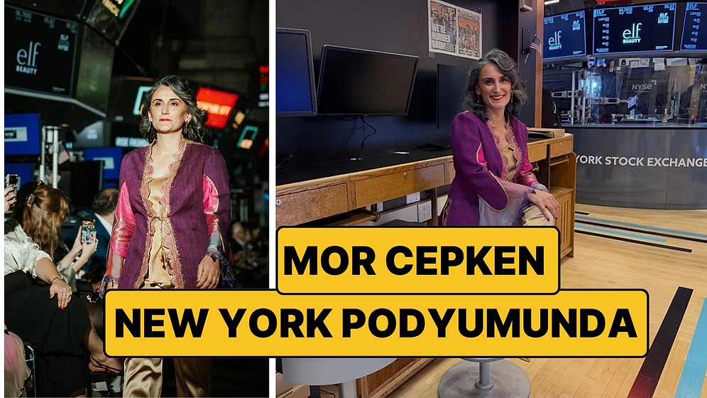 Türk Bilim İnsanı Canan Dağdeviren Mor Cepken'le New York'ta Podyuma Çıktı: "Kadının Sessiz Sözü..."