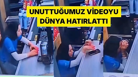 Zincir Markette Yorgunluktan Tükenen Türk Kasiyerin Görüntüsü Dünyada Viral Oldu