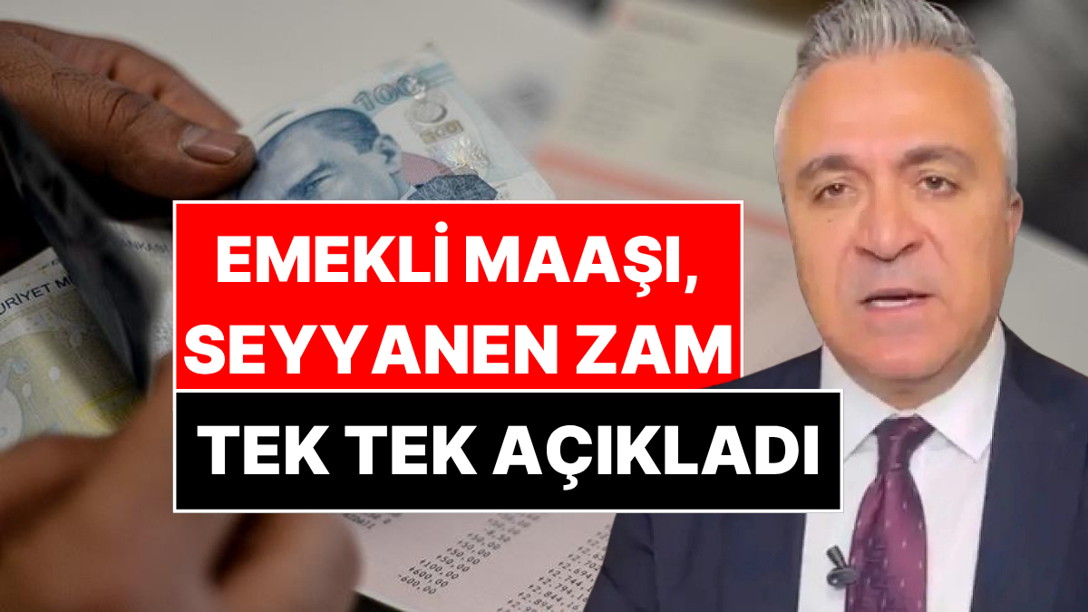 SGK Uzmanı Özgür Erdursun Emekliye Seyyanen Zam İçin Tarih Verdi