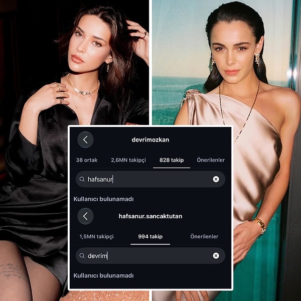 Sosyal medyada birbirlerini takip eden ikilinin eski etkileşimlerine baktığımızda Devrim'in Hafsanur'un paylaşımlarını beğendiğini, hatta fotoğraflarının altına "Güzelim, yolunuz açık olsun 🤍" gibi oldukça sıcak yorumlar bıraktığını görüyoruz.