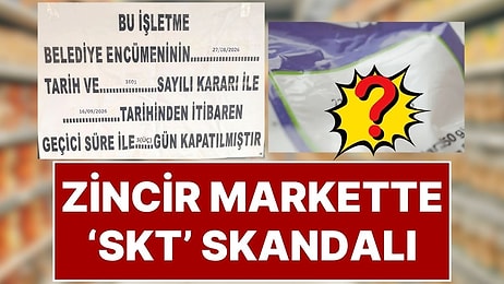 Son Kullanma Tarihi Geçmiş Ürünler Satan Zincir Market Mühürlendi