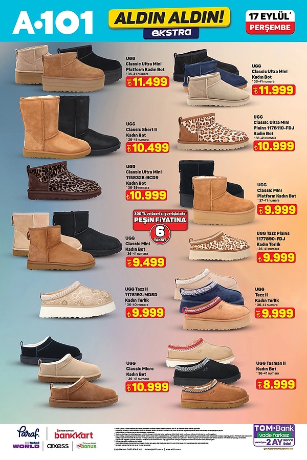 UGG Ürünleri
