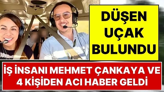 Türk İş İnsanı Mehmet Çankaya'nın Düşen Uçağına Ulaşıldı: Uçaktaki Herkes Hayatını Kaybetti