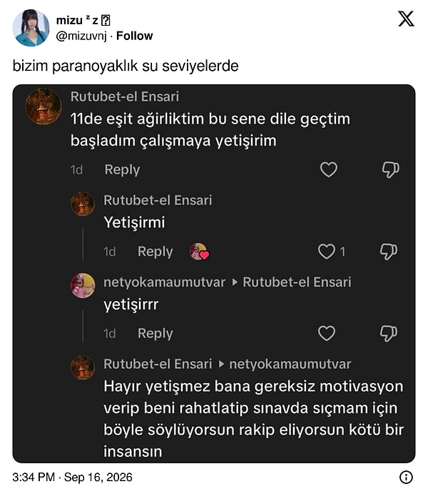 Bir rakip bir rakiptir.