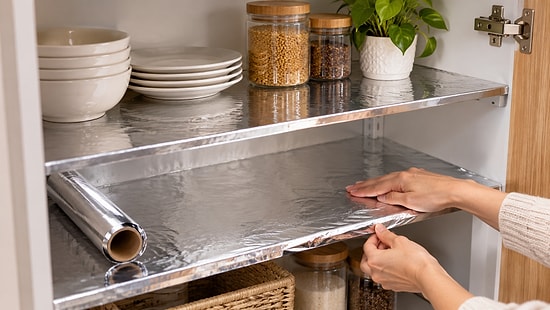 The Clever Kitchen Hack: Why Everyone Is Lining Drawers With Aluminum Foil