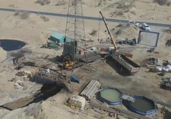 Under the auspices of a water discovery project, geologists have identified two separate large water sources beneath the desert.