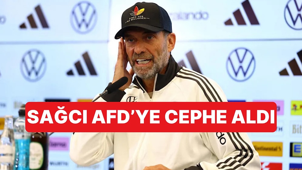 Klopp'tan Örtülü AfD Göndermesi: 'Milli Gururu Yanlış Kişilere Bırakmak İstemiyorum'