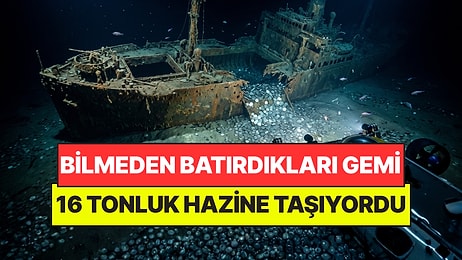 Batırdıkları Gemi 16 Tonluk Hazine Taşıyordu: 20 Milyonluk Serveti Çıkarmak 50 Yıl Sürdü