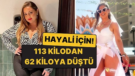 113 Kilodan 62 Kiloya Düştü: Hayalindeki Gelinlik İçin 9 Ayda Değişti