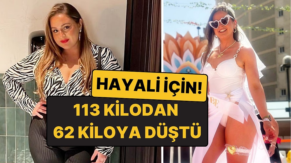 113 Kilodan 62 Kiloya Düştü: Hayalindeki Gelinlik İçin 9 Ayda Değişti