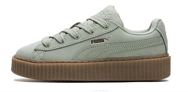 Puma Creeper Phatty nubuk yeşil sneaker %49 indirimle 4.900,00 TL yerine net 2.499,99 TL!